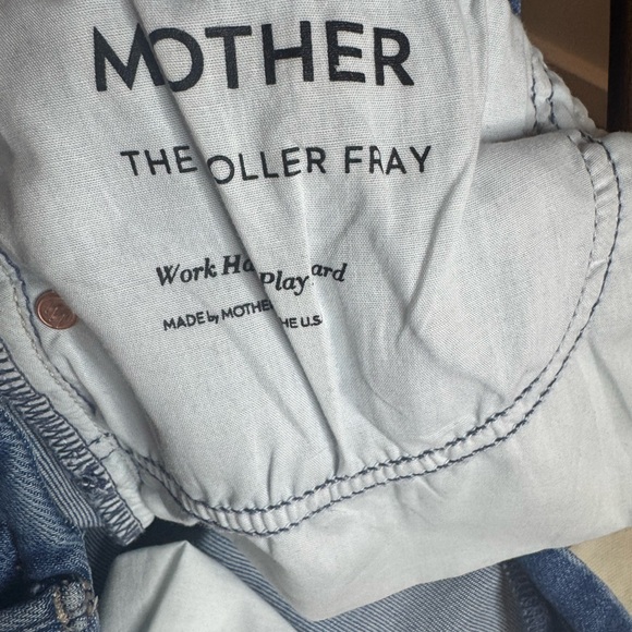 MOTHER The Roller Fray, NWT, Size 24, color: Work Hard Play Hard - Picture 12 of 14